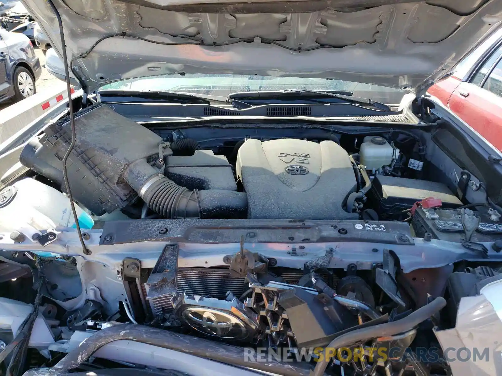 7 Photograph of a damaged car 3TMCZ5AN9KM241095 TOYOTA TACOMA 2019