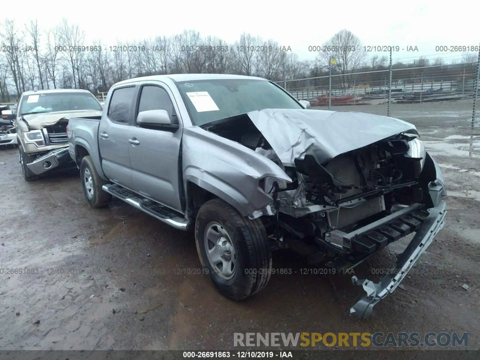 1 Фотография поврежденного автомобиля 3TMCZ5AN9KM242389 TOYOTA TACOMA 2019