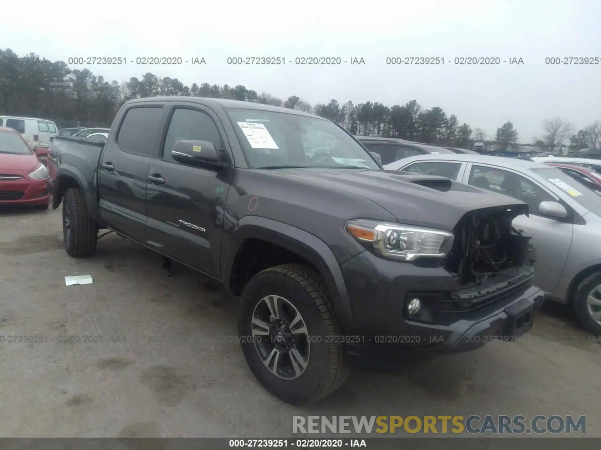 1 Фотография поврежденного автомобиля 3TMCZ5AN9KM243414 TOYOTA TACOMA 2019