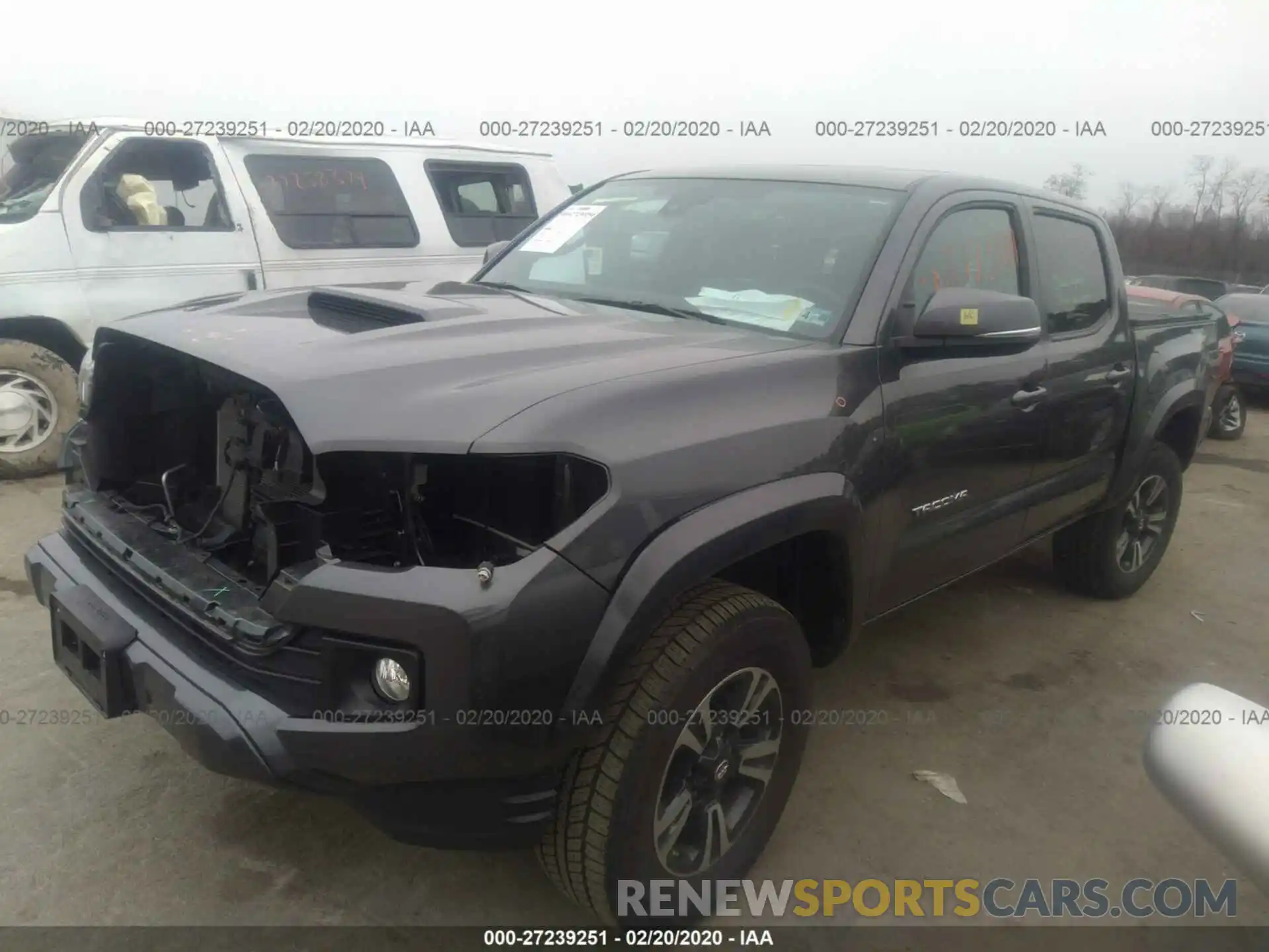 2 Фотография поврежденного автомобиля 3TMCZ5AN9KM243414 TOYOTA TACOMA 2019