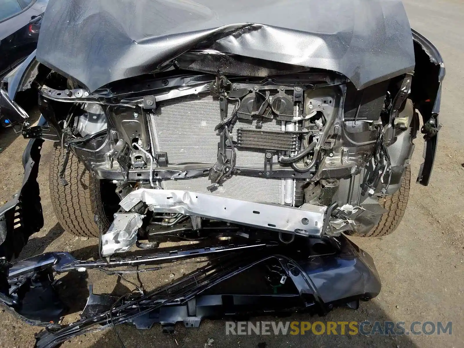 9 Photograph of a damaged car 3TMCZ5AN9KM243624 TOYOTA TACOMA 2019