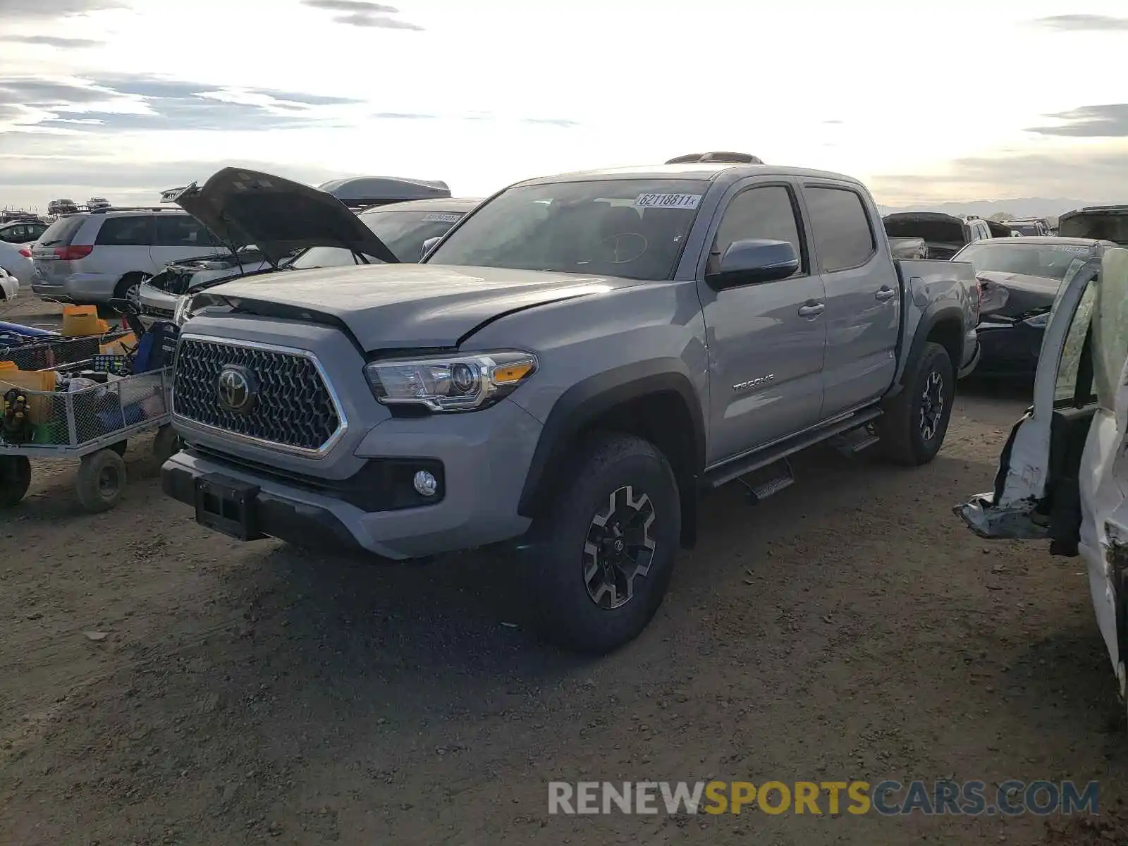 2 Фотография поврежденного автомобиля 3TMCZ5AN9KM243705 TOYOTA TACOMA 2019