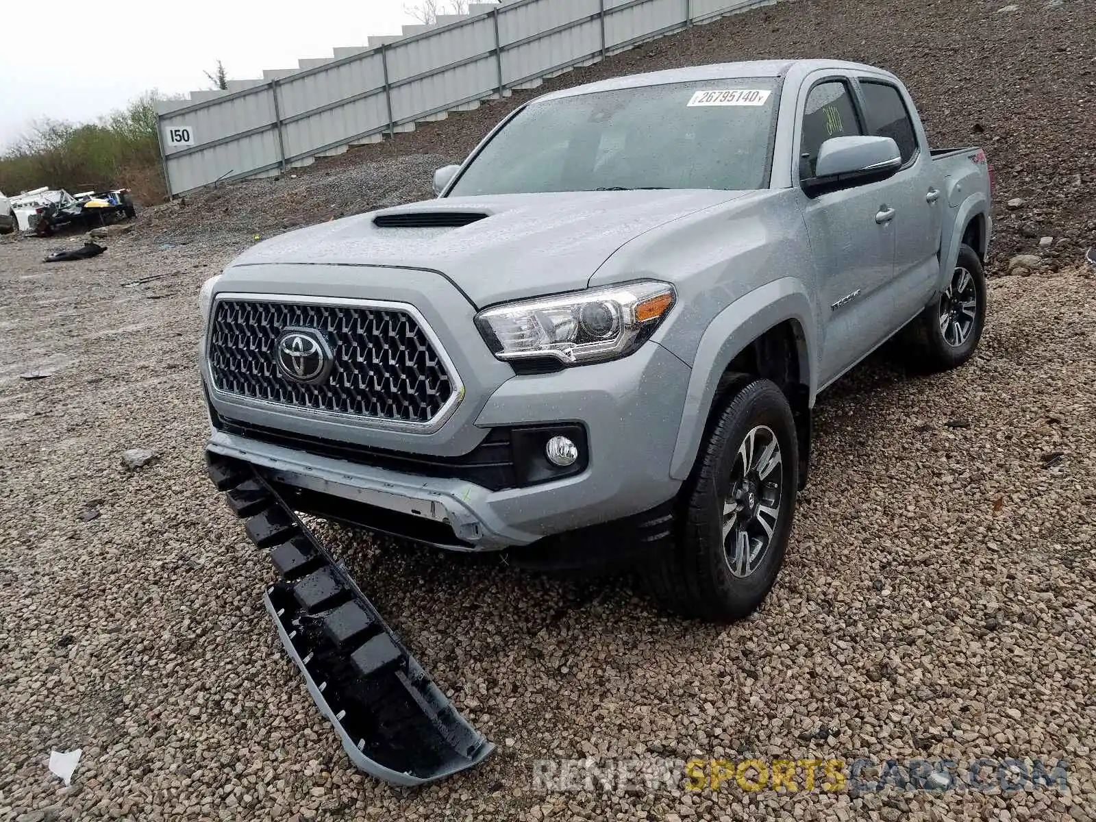 2 Photograph of a damaged car 3TMCZ5AN9KM244319 TOYOTA TACOMA 2019