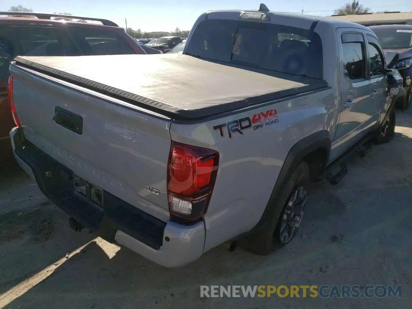 4 Photograph of a damaged car 3TMCZ5AN9KM245924 TOYOTA TACOMA 2019