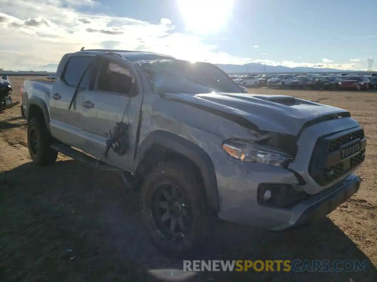 1 Photograph of a damaged car 3TMCZ5AN9KM246071 TOYOTA TACOMA 2019