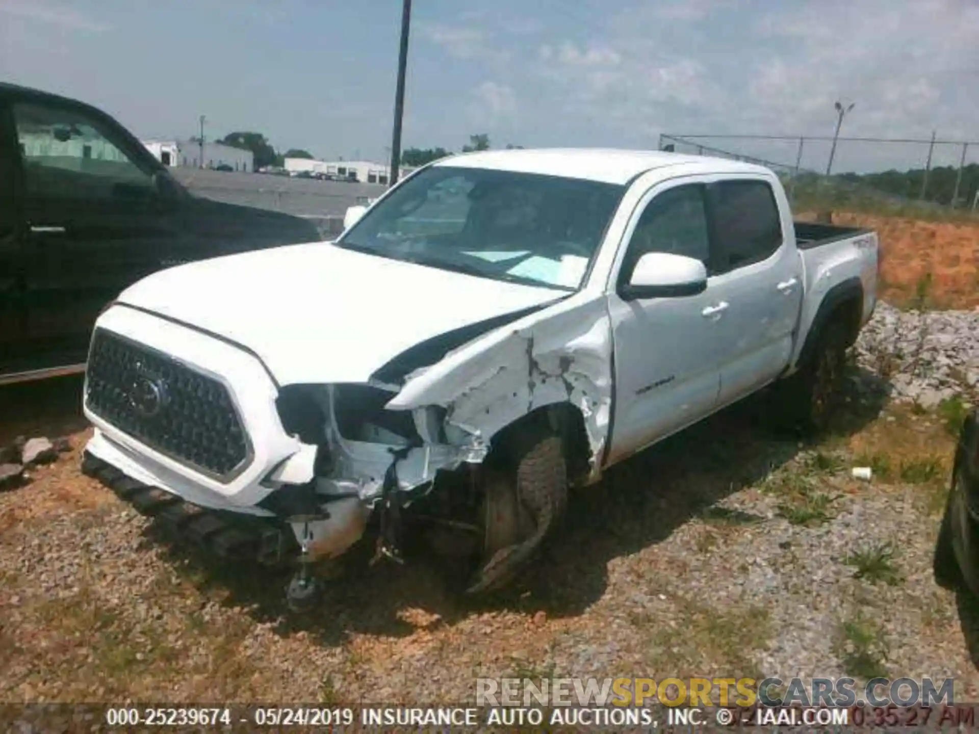 1 Photograph of a damaged car 3TMCZ5AN9KM247124 TOYOTA TACOMA 2019