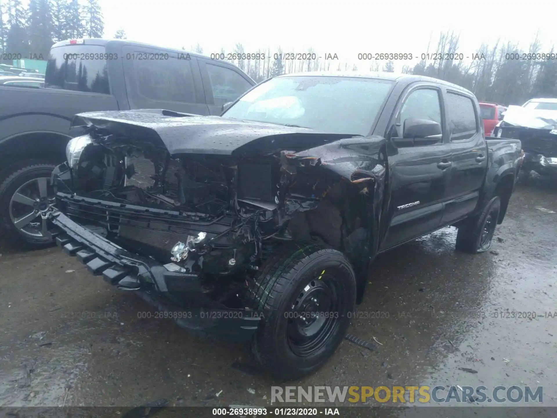 2 Photograph of a damaged car 3TMCZ5AN9KM247169 TOYOTA TACOMA 2019