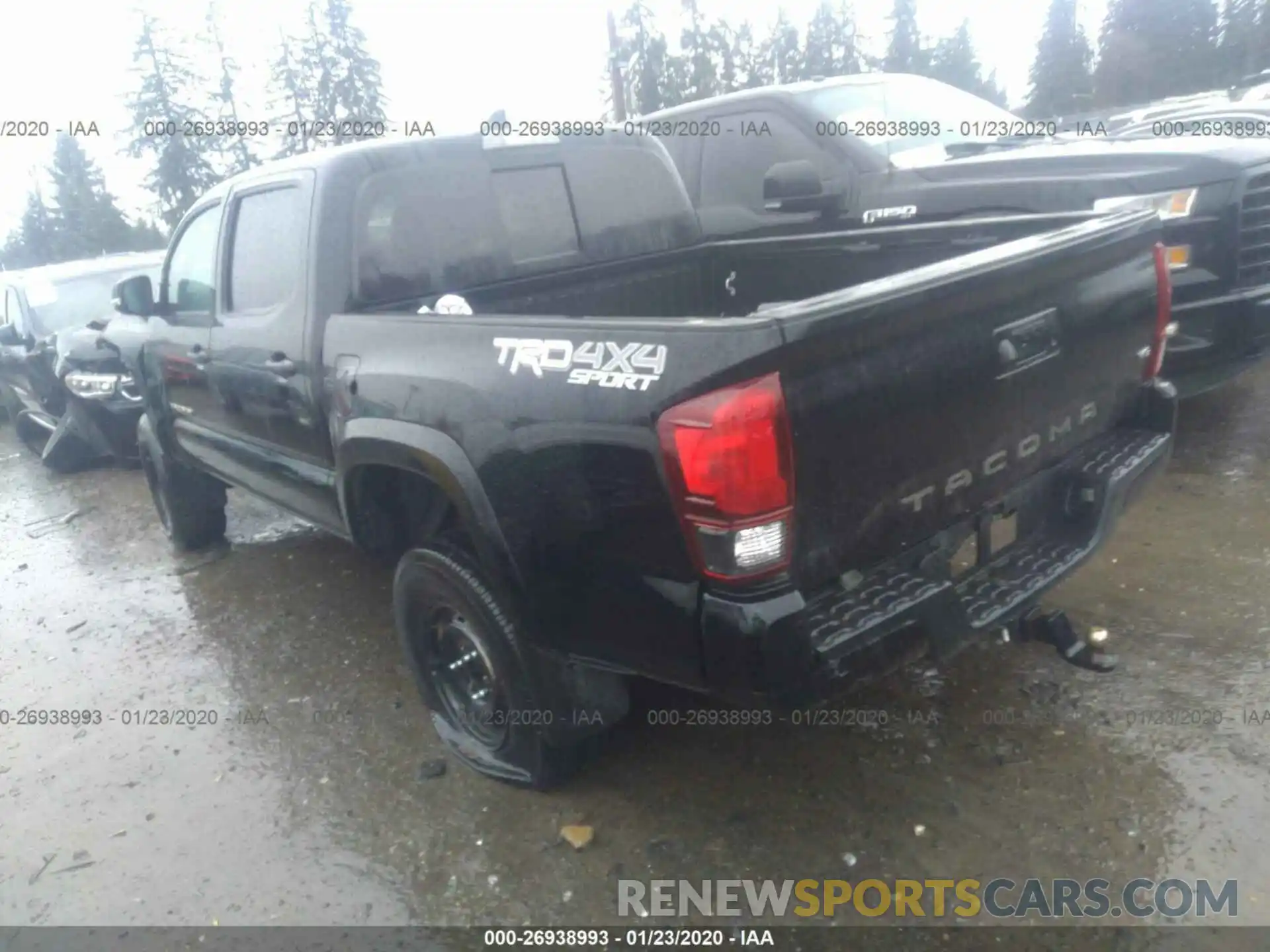 3 Photograph of a damaged car 3TMCZ5AN9KM247169 TOYOTA TACOMA 2019