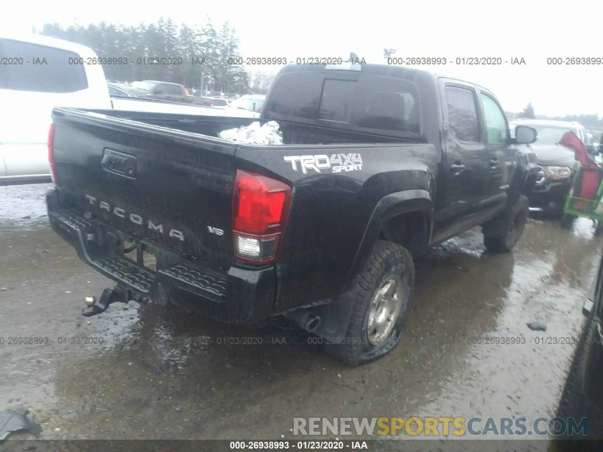 4 Photograph of a damaged car 3TMCZ5AN9KM247169 TOYOTA TACOMA 2019