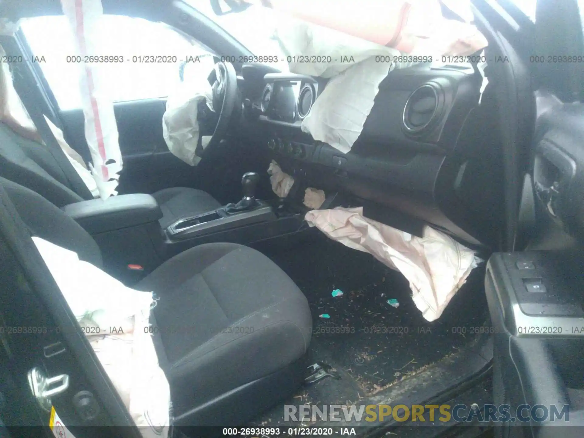 5 Photograph of a damaged car 3TMCZ5AN9KM247169 TOYOTA TACOMA 2019