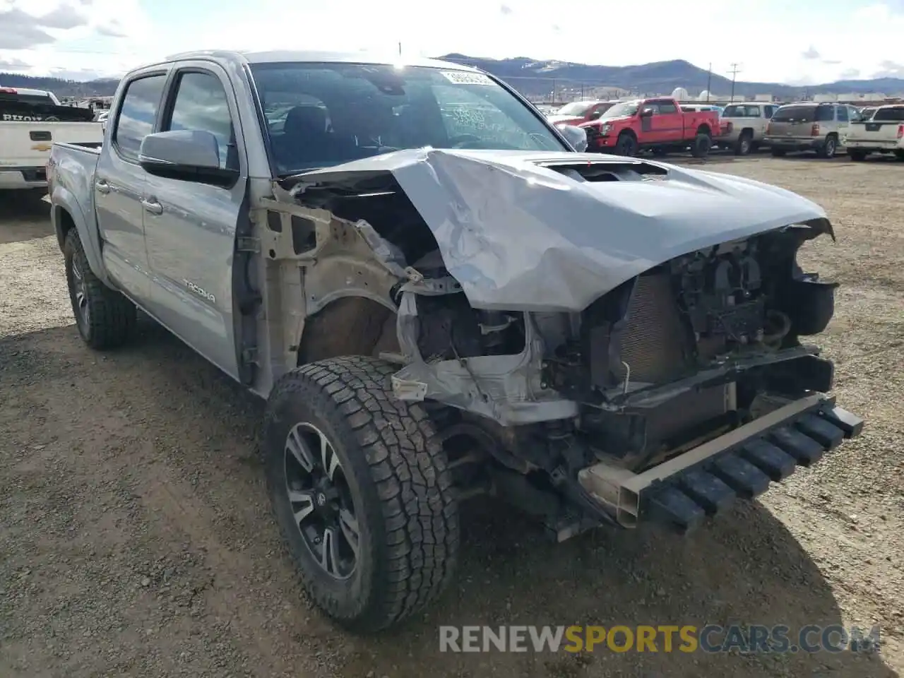 1 Photograph of a damaged car 3TMCZ5AN9KM248564 TOYOTA TACOMA 2019