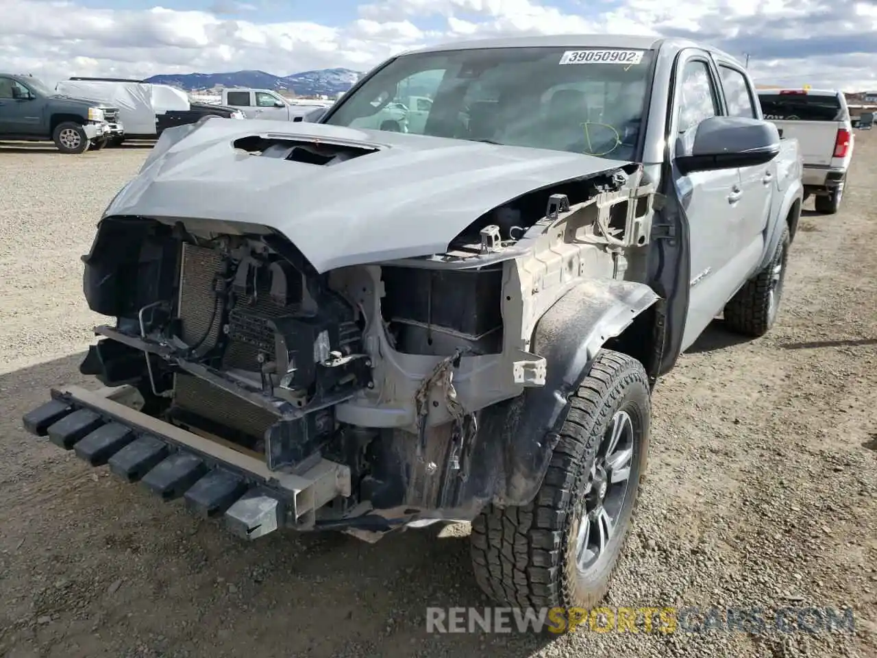 2 Photograph of a damaged car 3TMCZ5AN9KM248564 TOYOTA TACOMA 2019