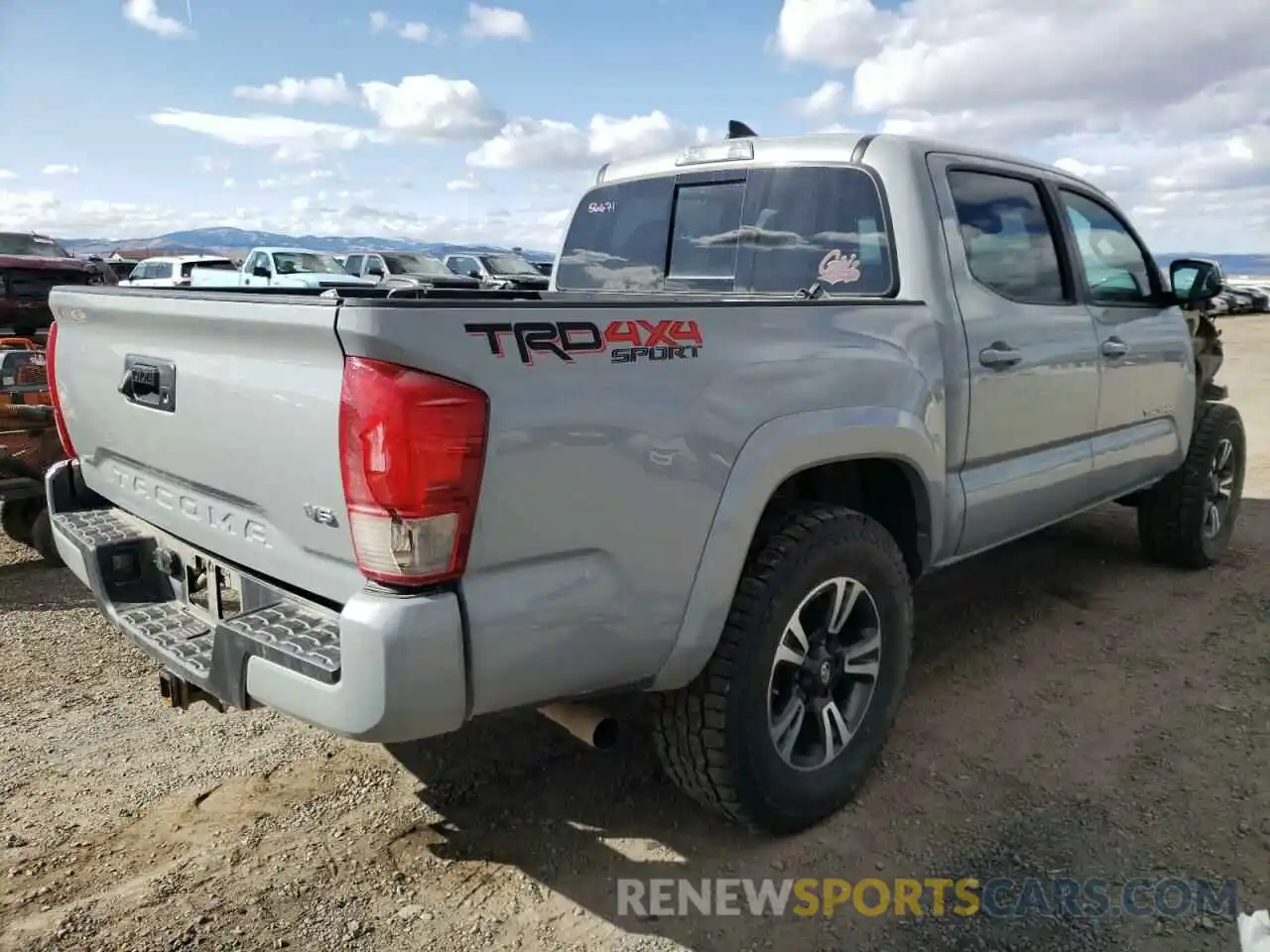 4 Photograph of a damaged car 3TMCZ5AN9KM248564 TOYOTA TACOMA 2019