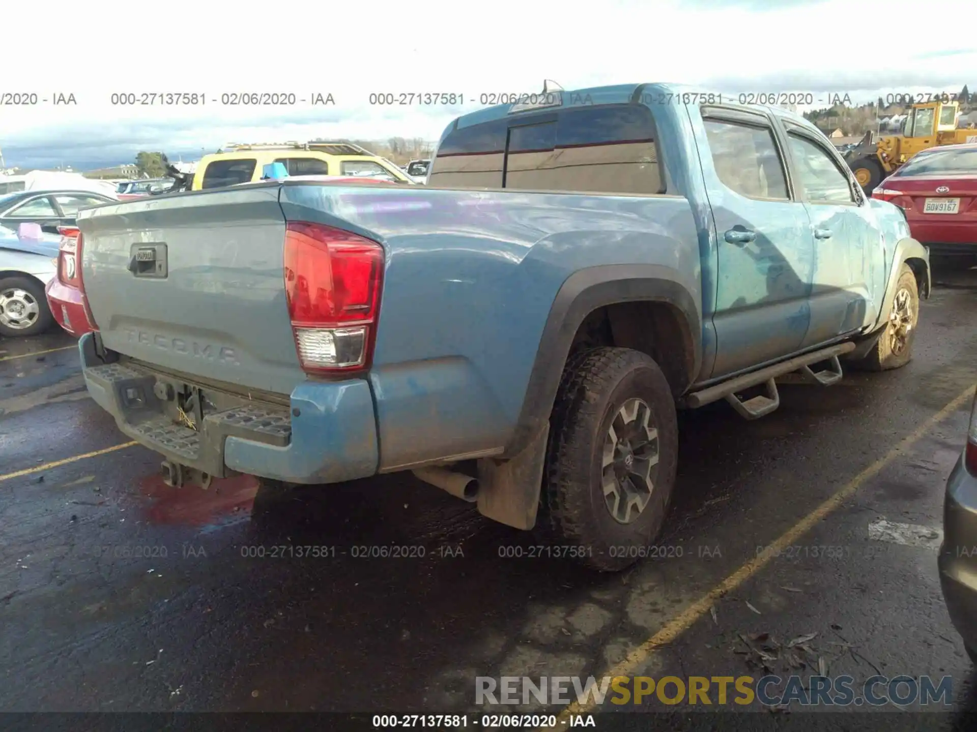 4 Photograph of a damaged car 3TMCZ5AN9KM250234 TOYOTA TACOMA 2019