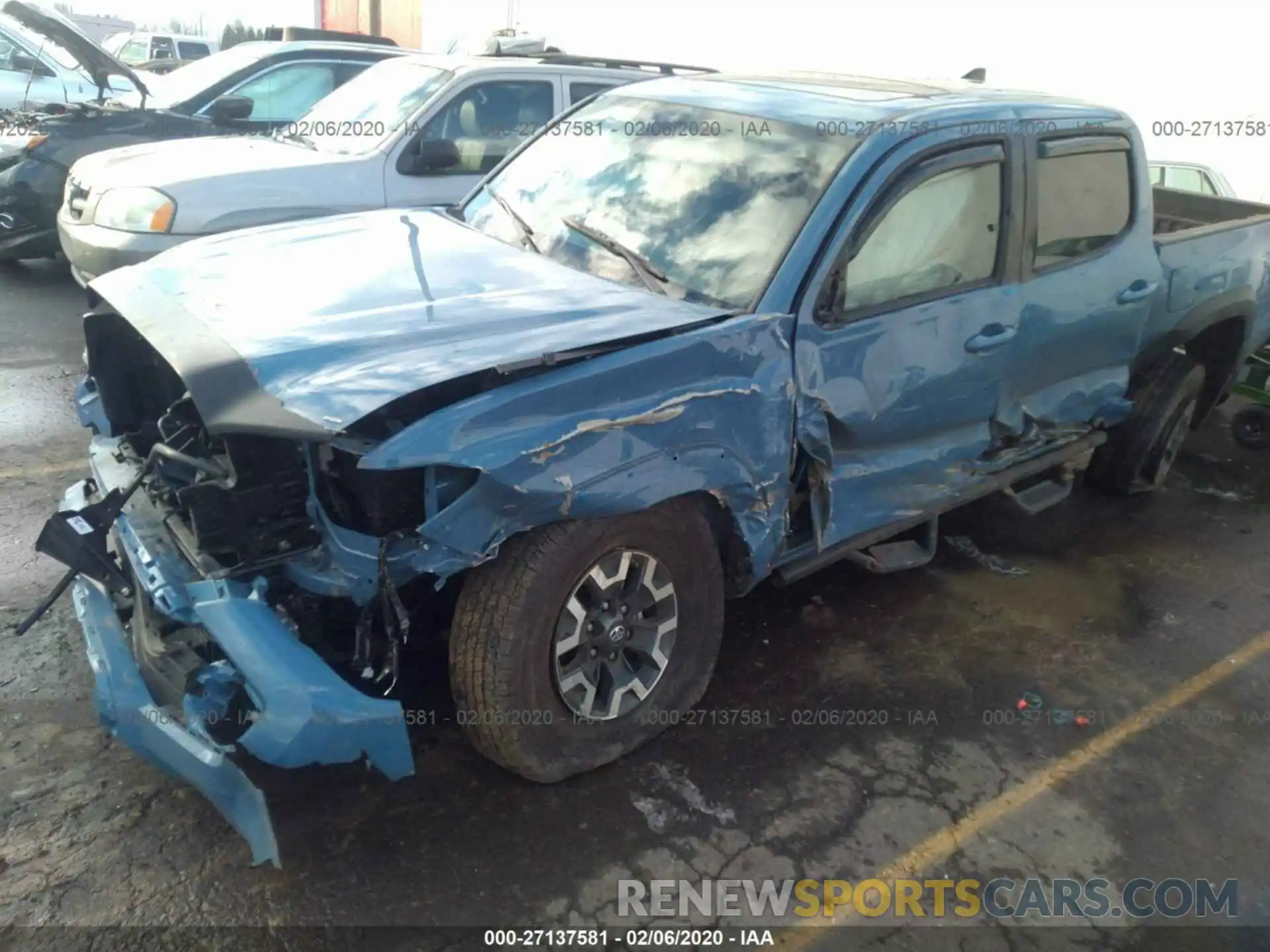 6 Photograph of a damaged car 3TMCZ5AN9KM250234 TOYOTA TACOMA 2019