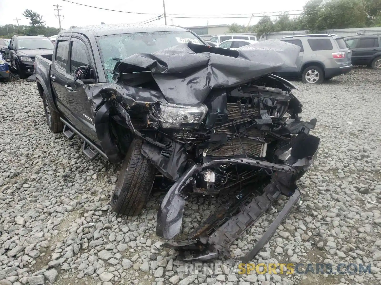 9 Photograph of a damaged car 3TMCZ5AN9KM251075 TOYOTA TACOMA 2019