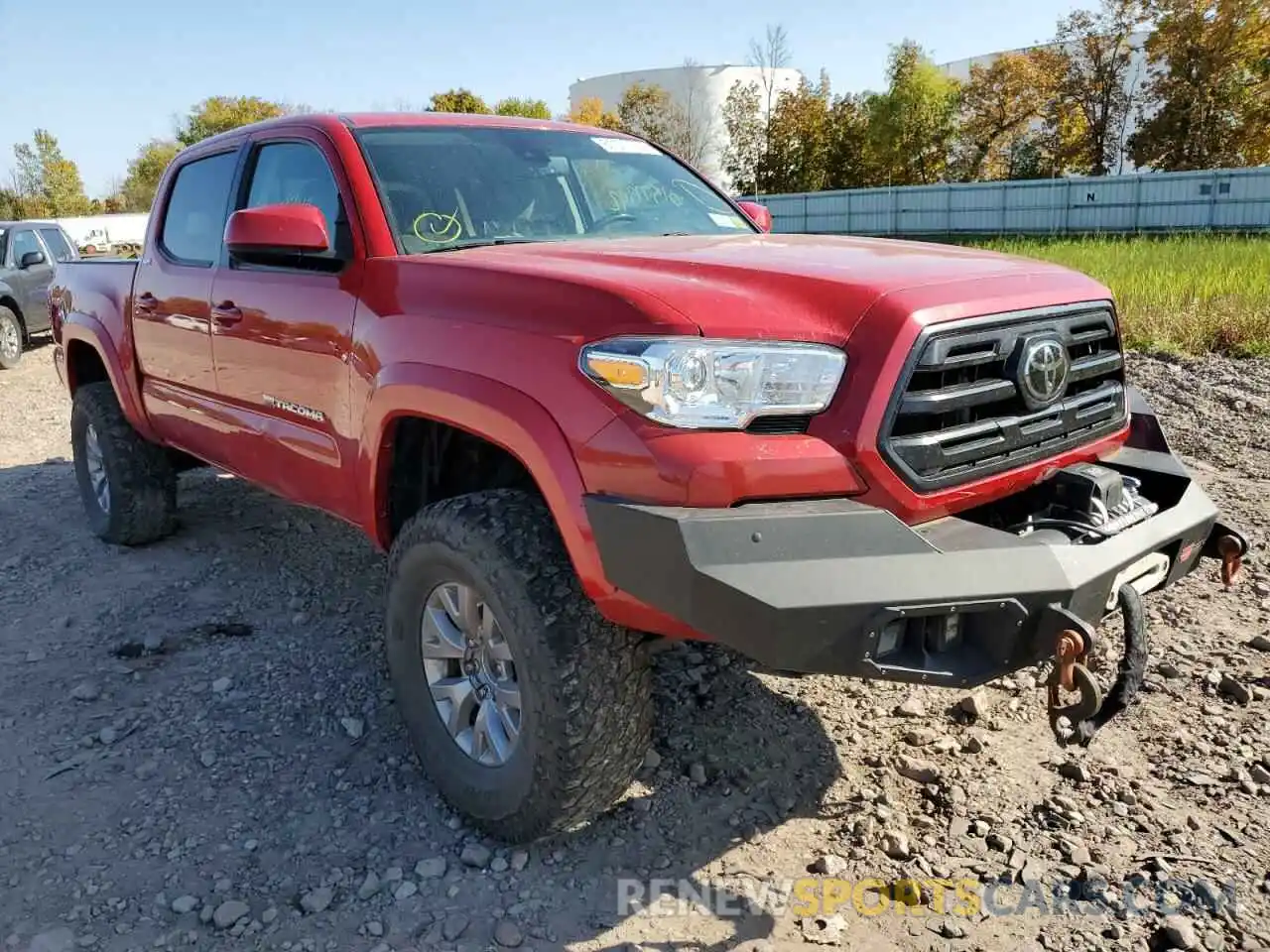 1 Photograph of a damaged car 3TMCZ5AN9KM251321 TOYOTA TACOMA 2019