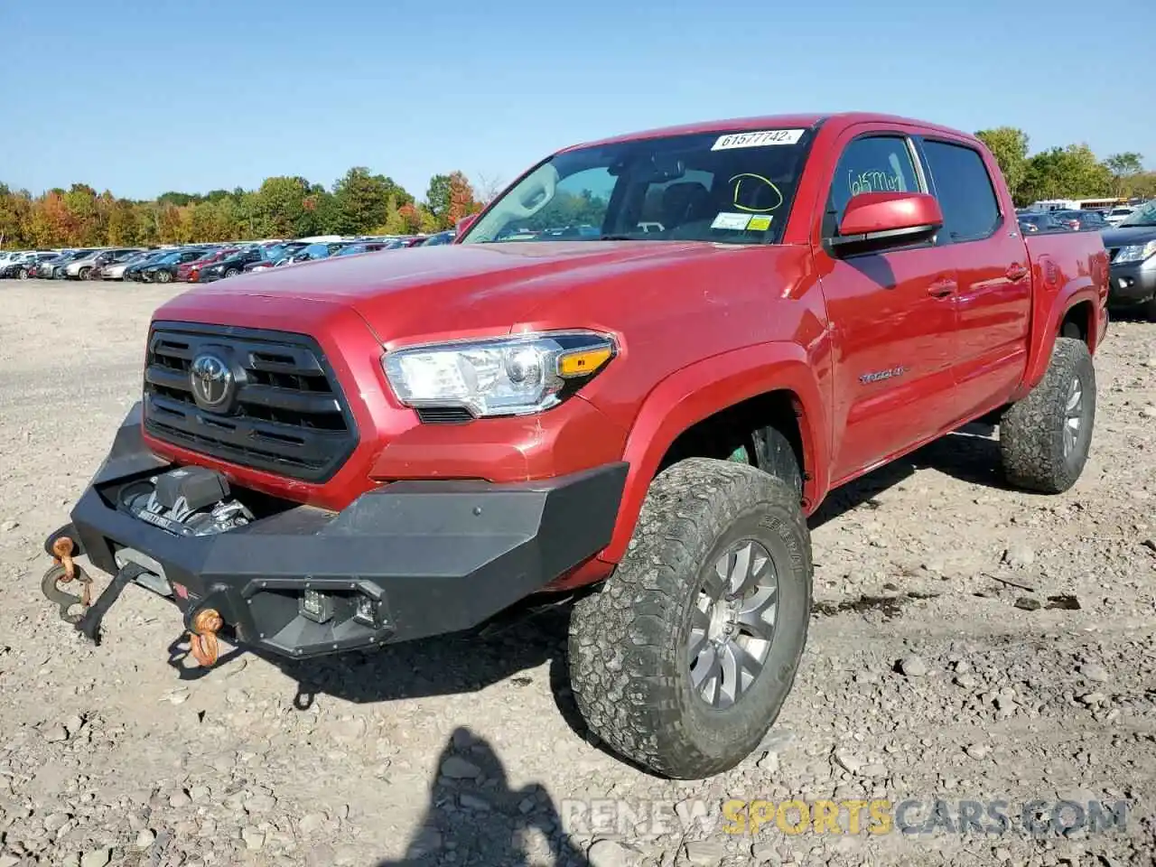 2 Photograph of a damaged car 3TMCZ5AN9KM251321 TOYOTA TACOMA 2019