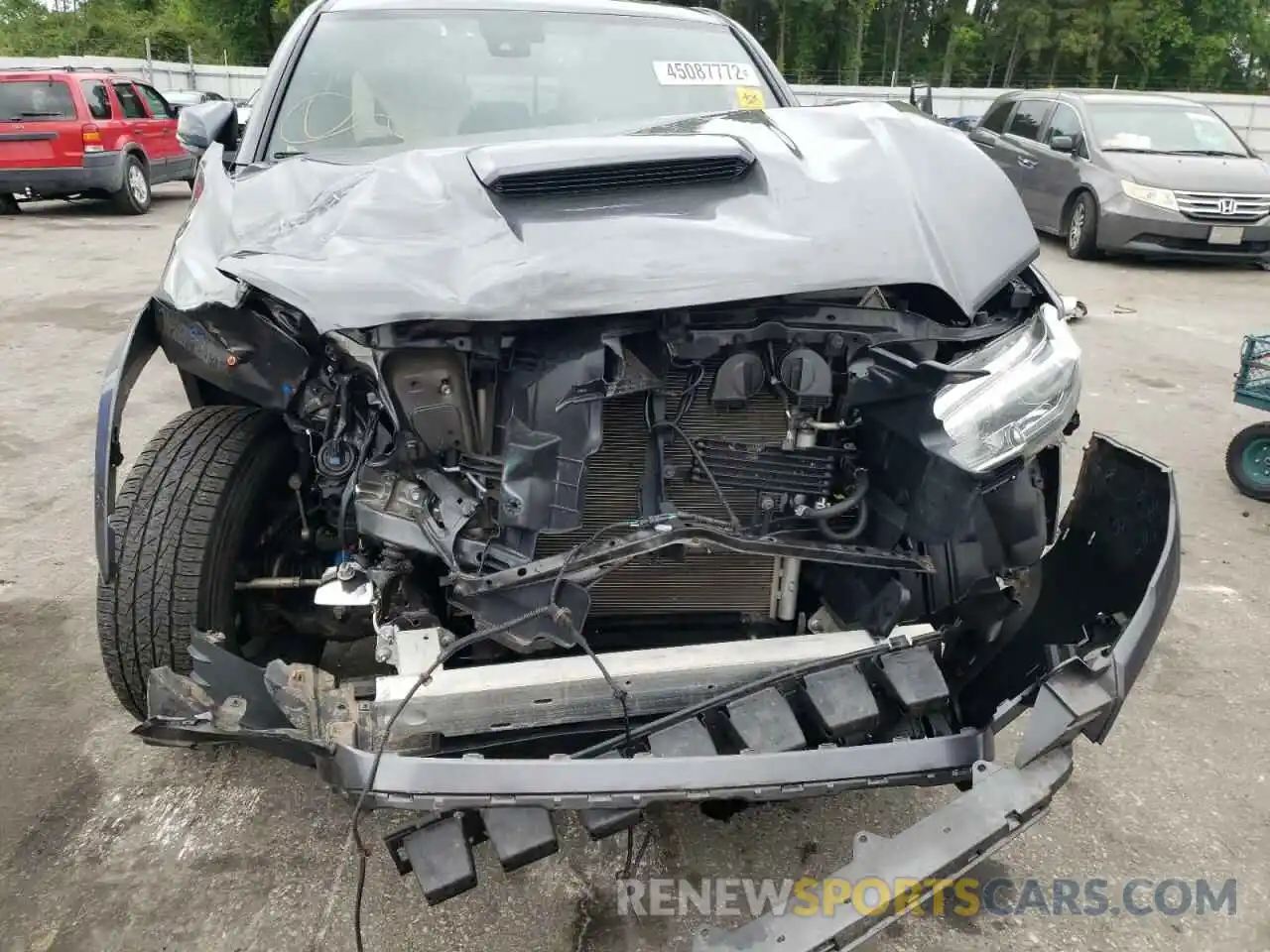 9 Photograph of a damaged car 3TMCZ5AN9KM252128 TOYOTA TACOMA 2019