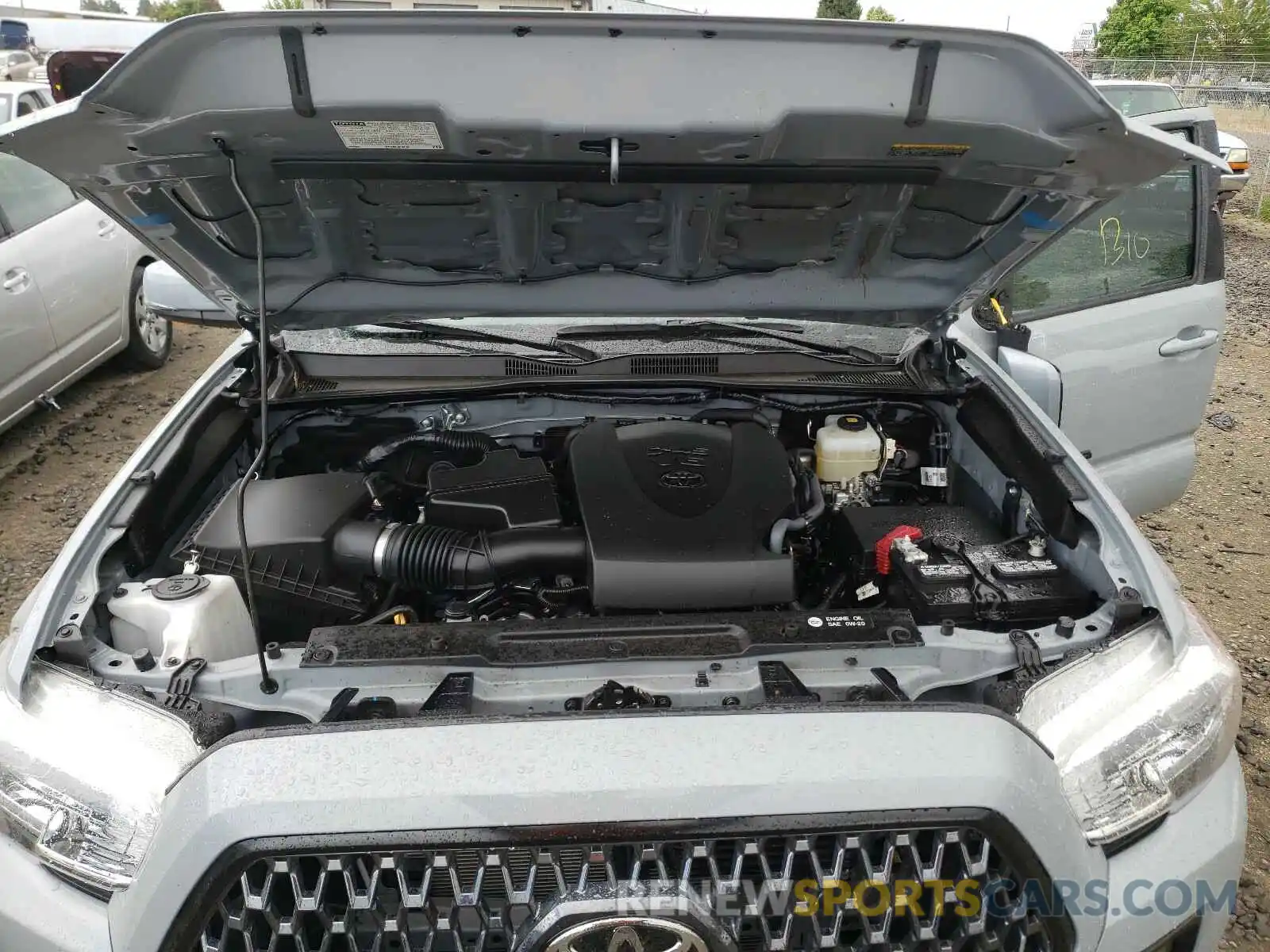 7 Photograph of a damaged car 3TMCZ5AN9KM252629 TOYOTA TACOMA 2019