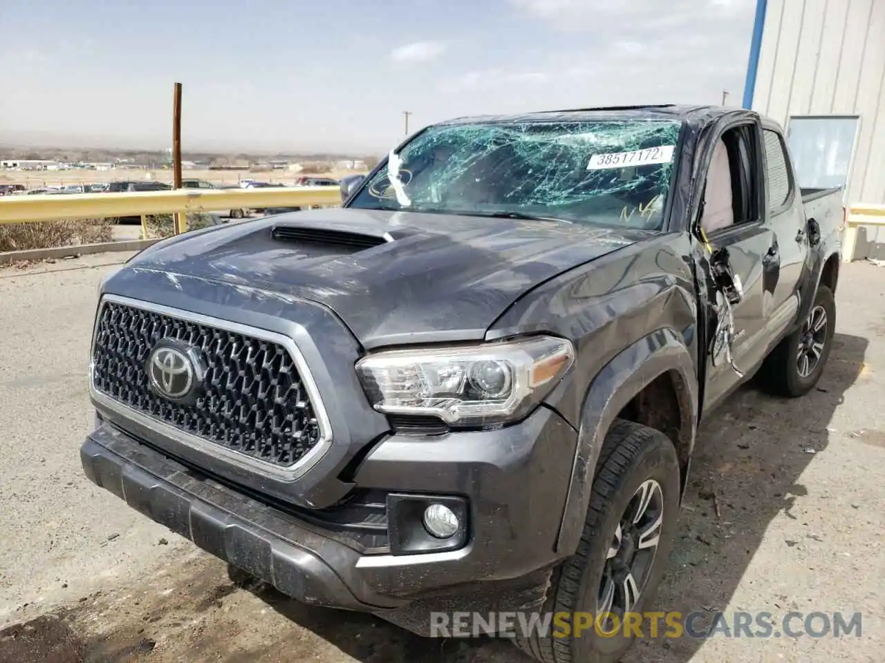 2 Photograph of a damaged car 3TMCZ5AN9KM254333 TOYOTA TACOMA 2019