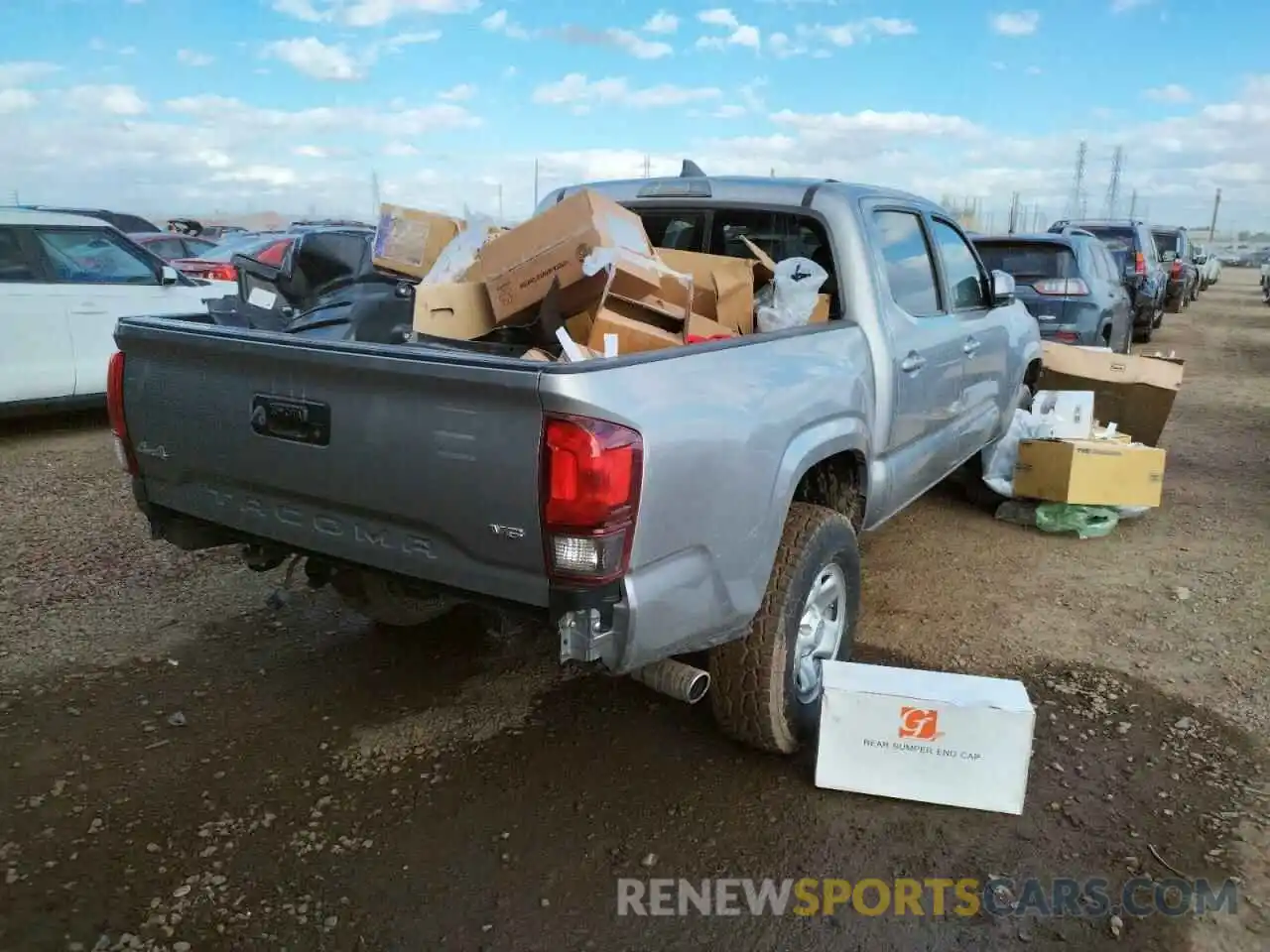 4 Photograph of a damaged car 3TMCZ5AN9KM259080 TOYOTA TACOMA 2019