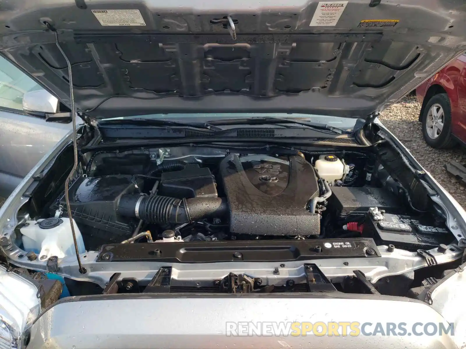 7 Photograph of a damaged car 3TMCZ5AN9KM260360 TOYOTA TACOMA 2019