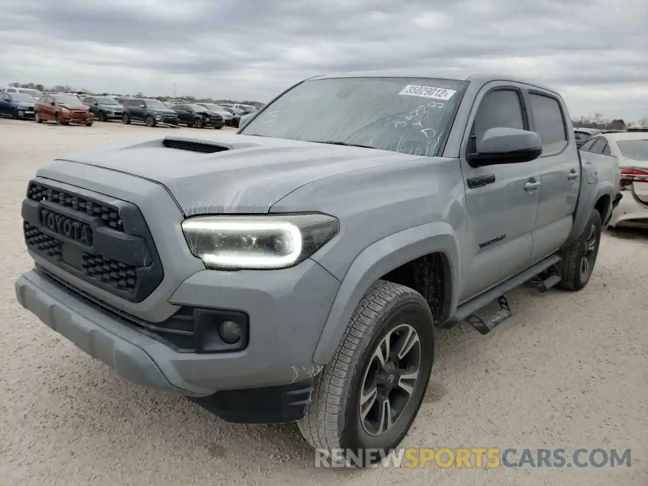 2 Photograph of a damaged car 3TMCZ5AN9KM261752 TOYOTA TACOMA 2019