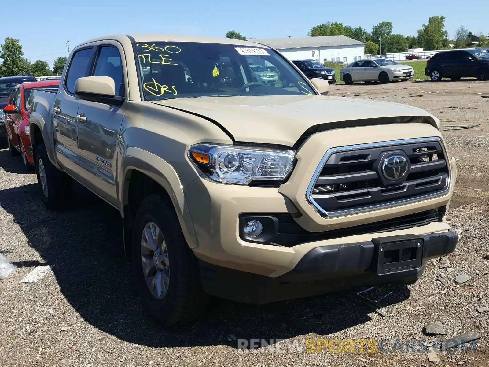 1 Photograph of a damaged car 3TMCZ5AN9KM266112 TOYOTA TACOMA 2019