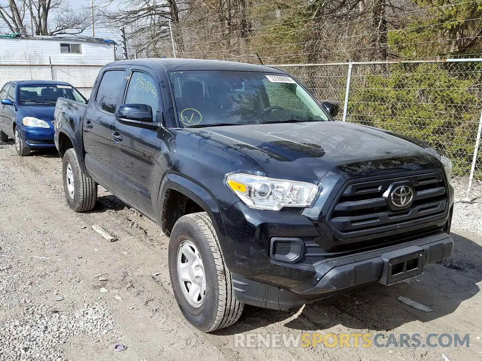 1 Photograph of a damaged car 3TMCZ5AN9KM266188 TOYOTA TACOMA 2019