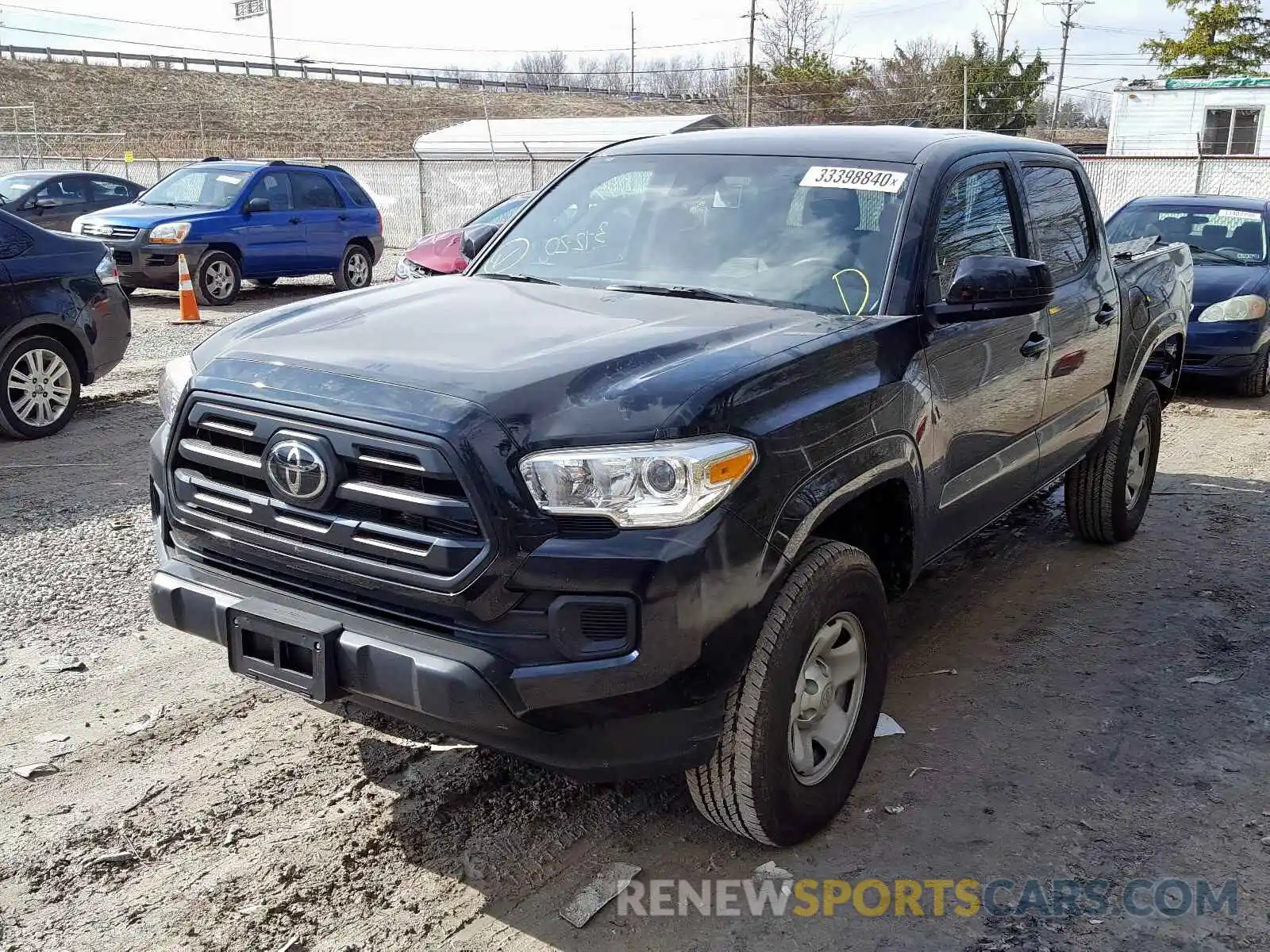 2 Photograph of a damaged car 3TMCZ5AN9KM266188 TOYOTA TACOMA 2019