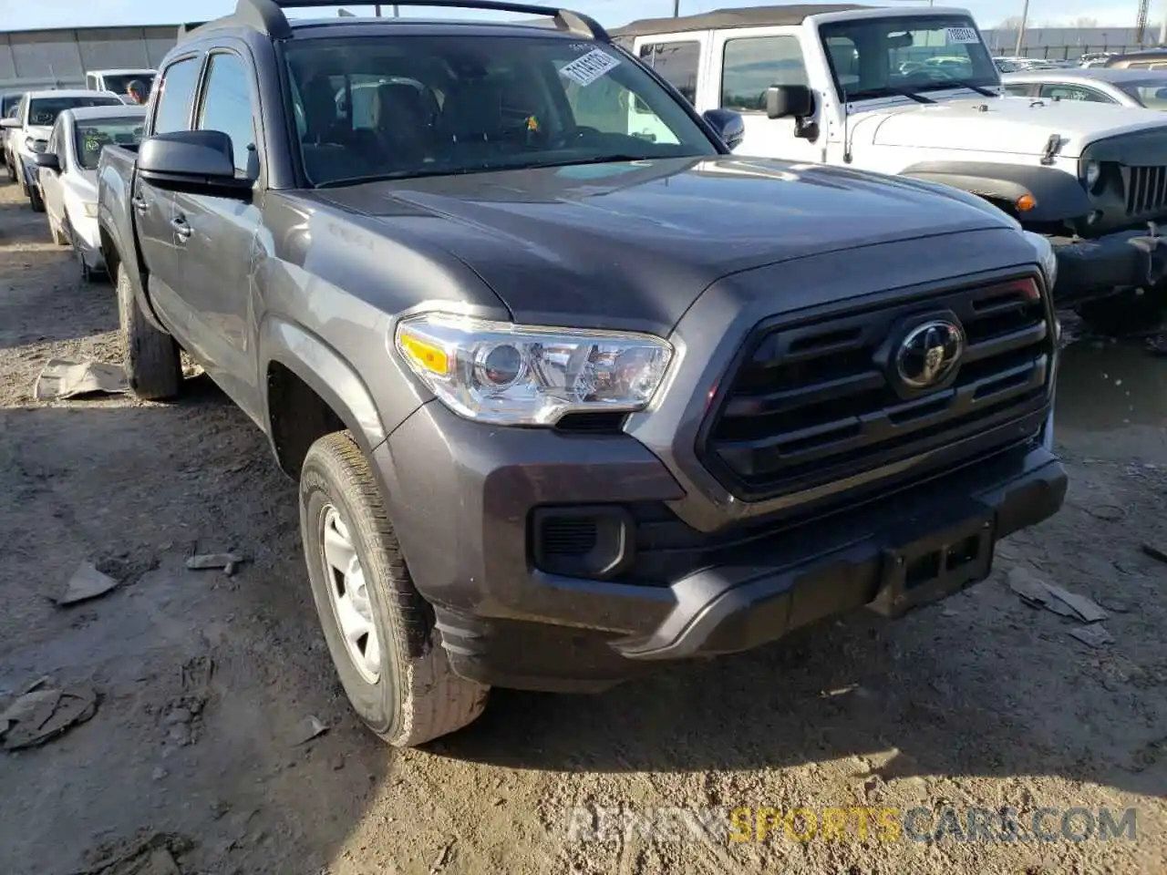 1 Photograph of a damaged car 3TMCZ5AN9KM268054 TOYOTA TACOMA 2019