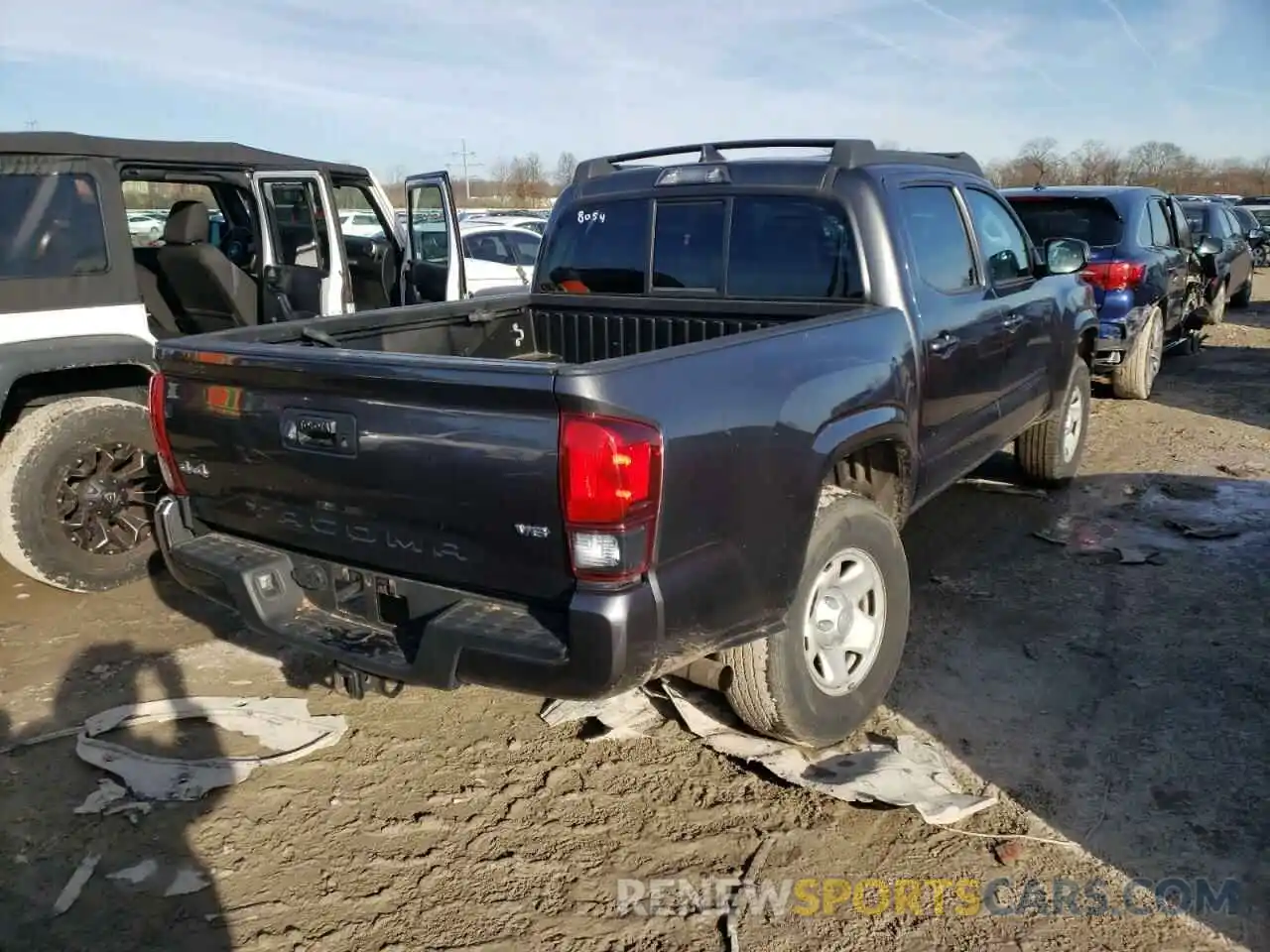 4 Photograph of a damaged car 3TMCZ5AN9KM268054 TOYOTA TACOMA 2019