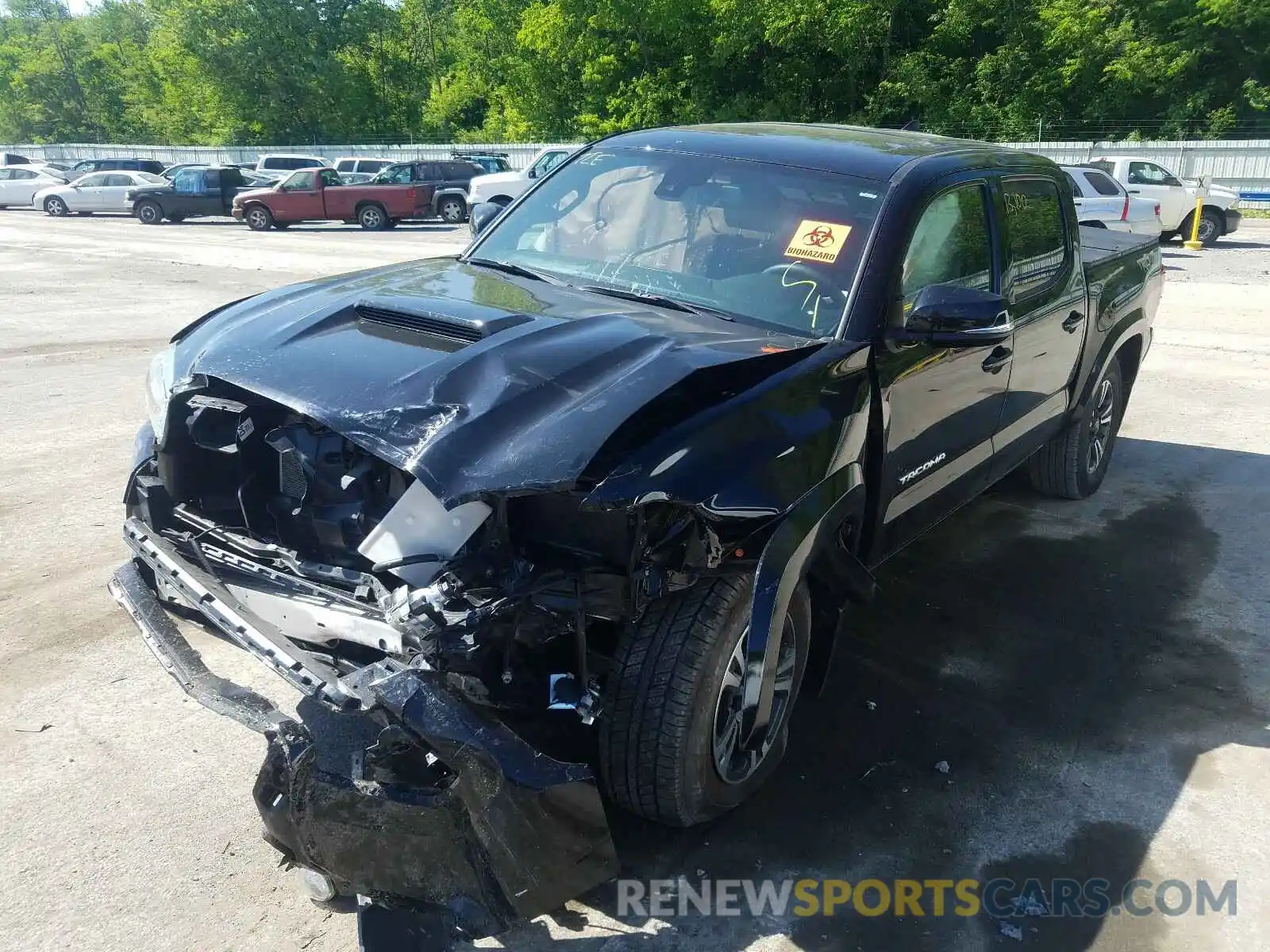 2 Photograph of a damaged car 3TMCZ5AN9KM268264 TOYOTA TACOMA 2019