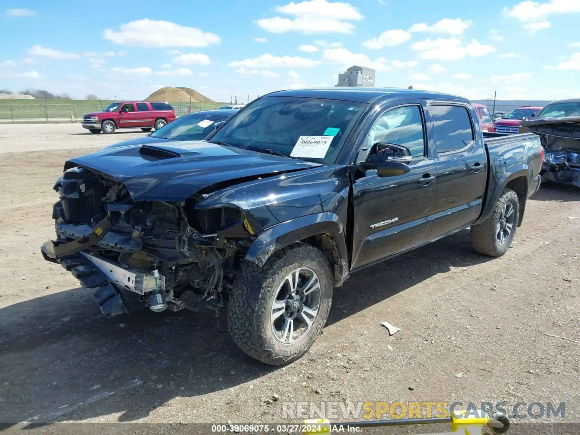 2 Photograph of a damaged car 3TMCZ5AN9KM270404 TOYOTA TACOMA 2019