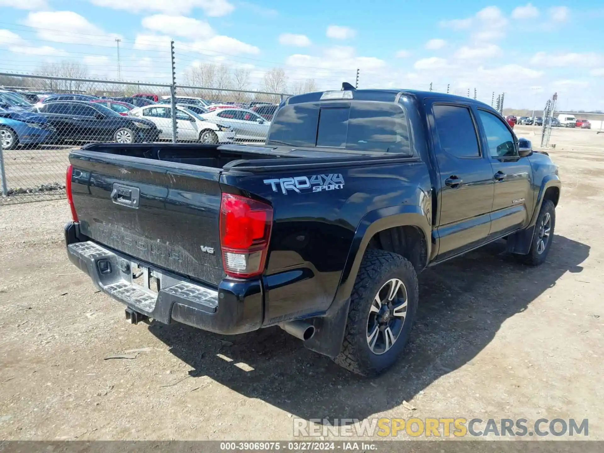 4 Photograph of a damaged car 3TMCZ5AN9KM270404 TOYOTA TACOMA 2019