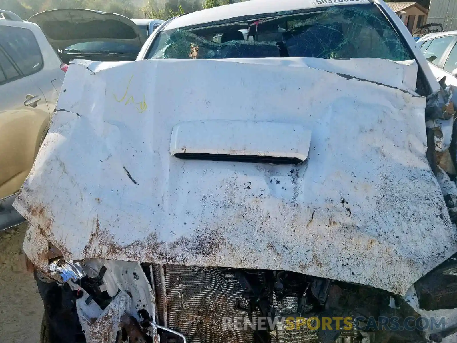 7 Photograph of a damaged car 3TMCZ5AN9KM272315 TOYOTA TACOMA 2019