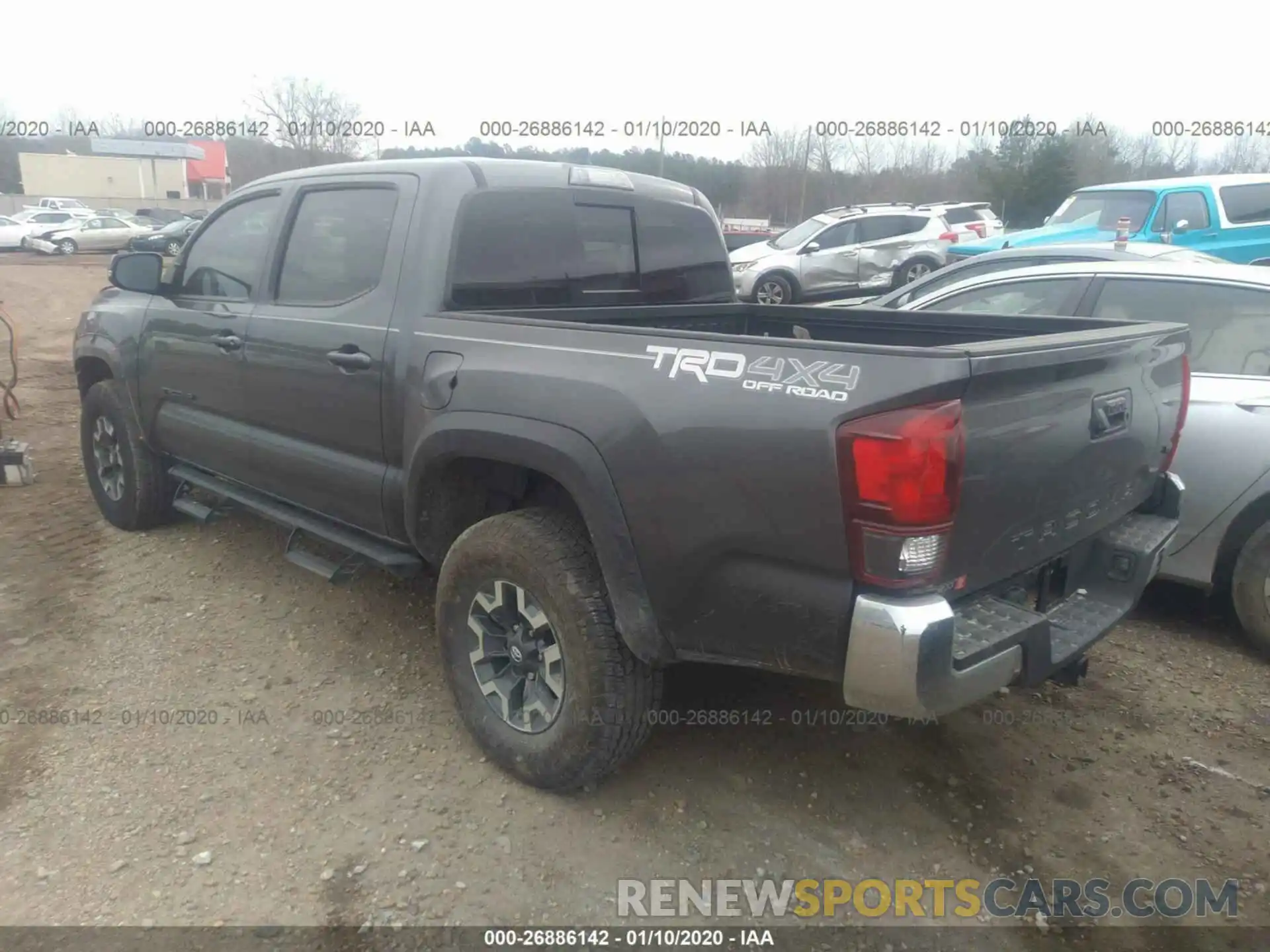 3 Photograph of a damaged car 3TMCZ5AN9KM272492 TOYOTA TACOMA 2019