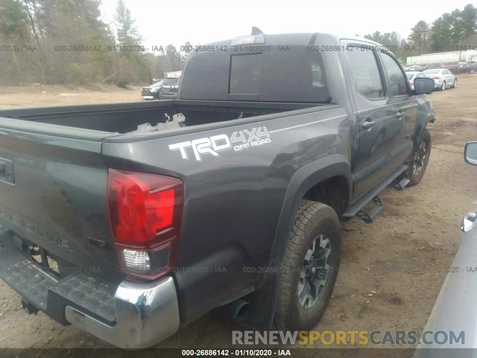 4 Photograph of a damaged car 3TMCZ5AN9KM272492 TOYOTA TACOMA 2019