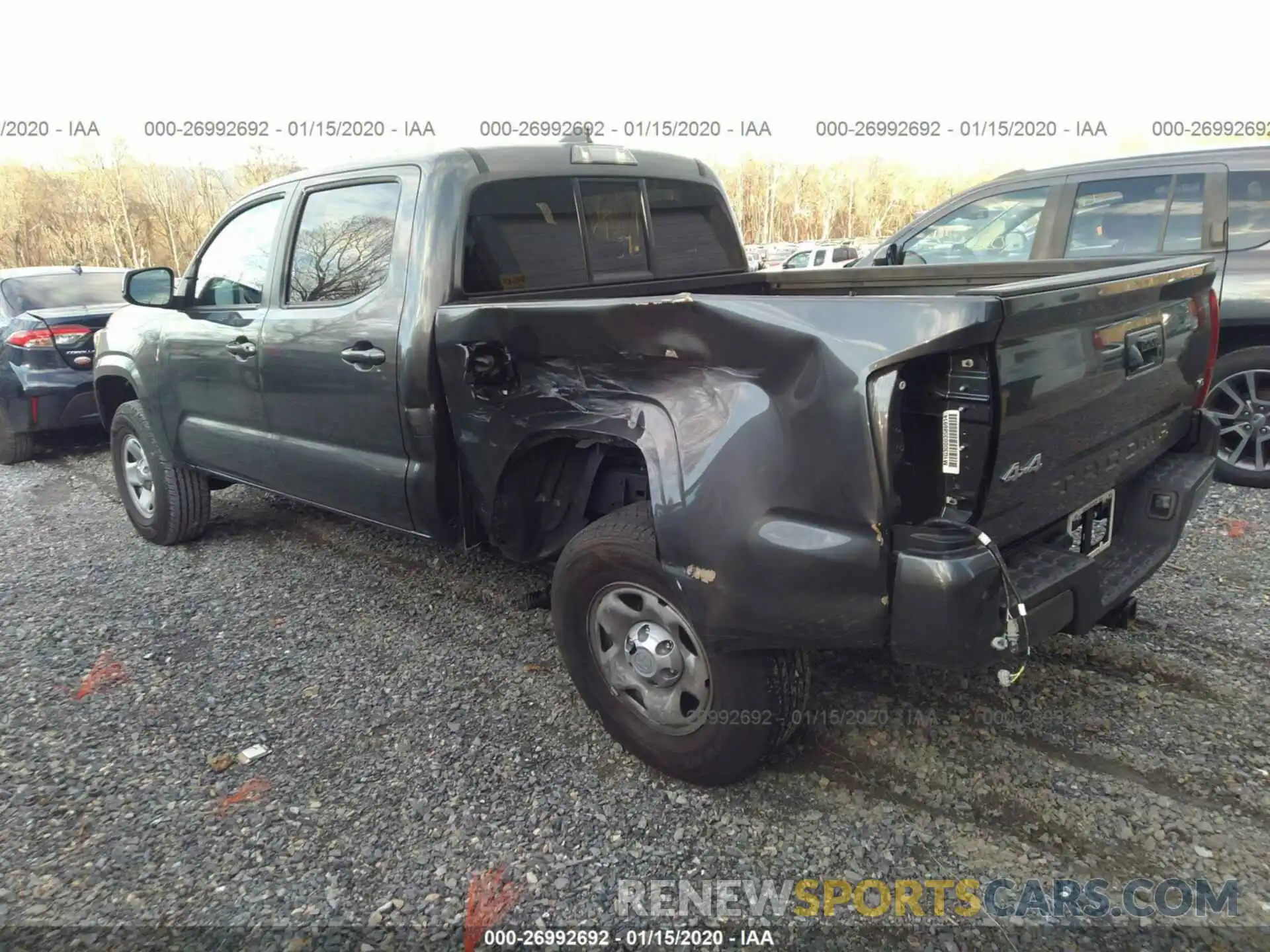 3 Photograph of a damaged car 3TMCZ5AN9KM274386 TOYOTA TACOMA 2019