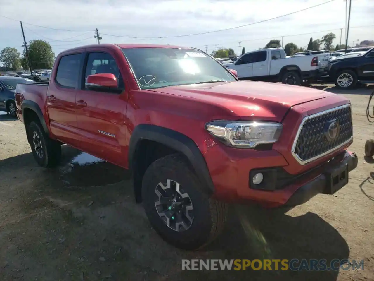 1 Photograph of a damaged car 3TMCZ5AN9KM275313 TOYOTA TACOMA 2019