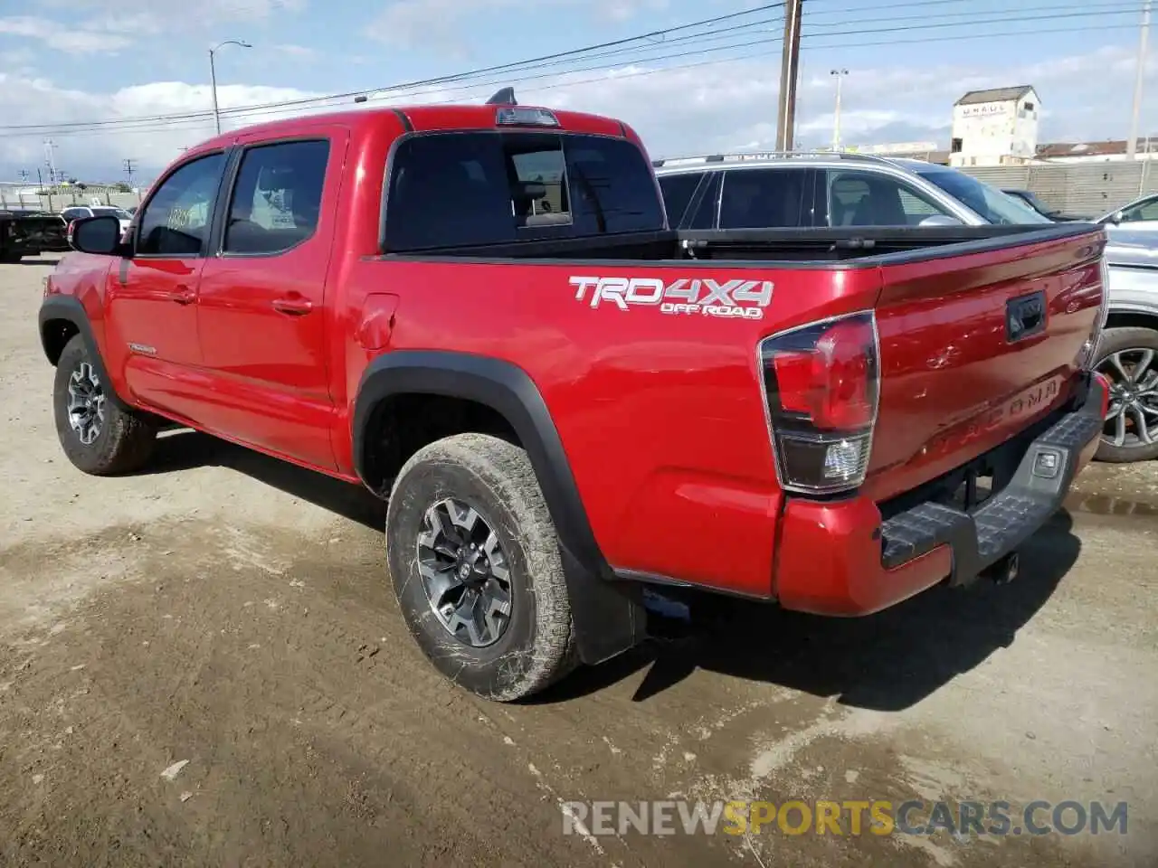 3 Photograph of a damaged car 3TMCZ5AN9KM275313 TOYOTA TACOMA 2019