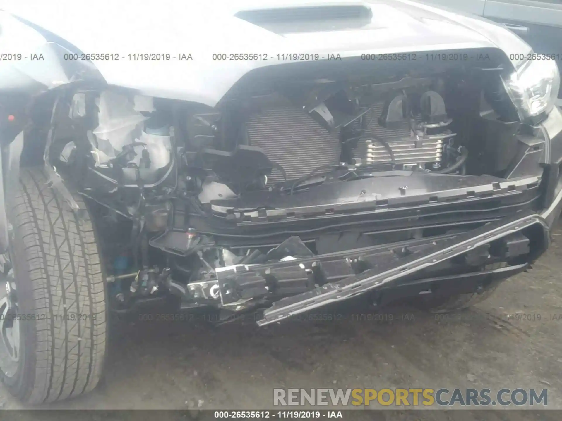 6 Photograph of a damaged car 3TMCZ5AN9KM278812 TOYOTA TACOMA 2019