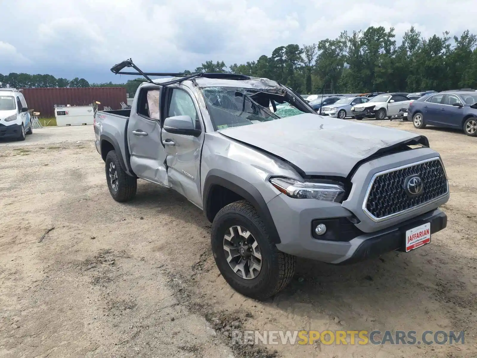 1 Photograph of a damaged car 3TMCZ5AN9KM278857 TOYOTA TACOMA 2019