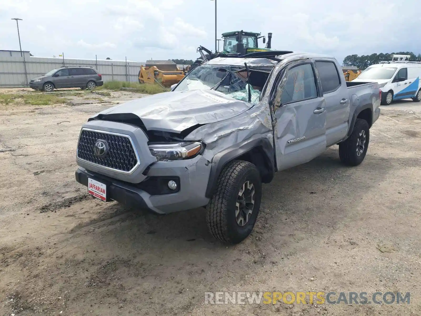 2 Photograph of a damaged car 3TMCZ5AN9KM278857 TOYOTA TACOMA 2019