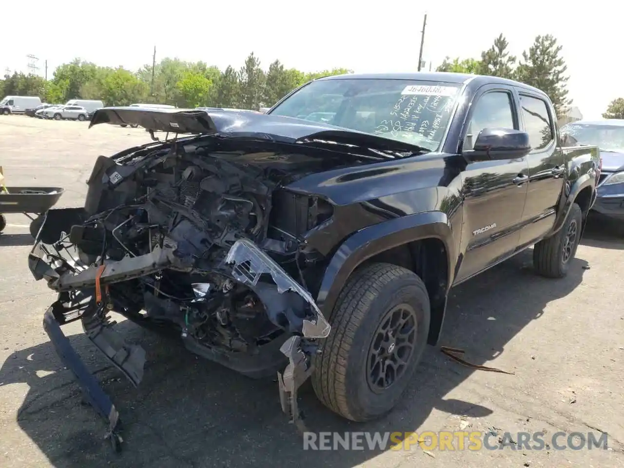 2 Фотография поврежденного автомобиля 3TMCZ5AN9KM280933 TOYOTA TACOMA 2019