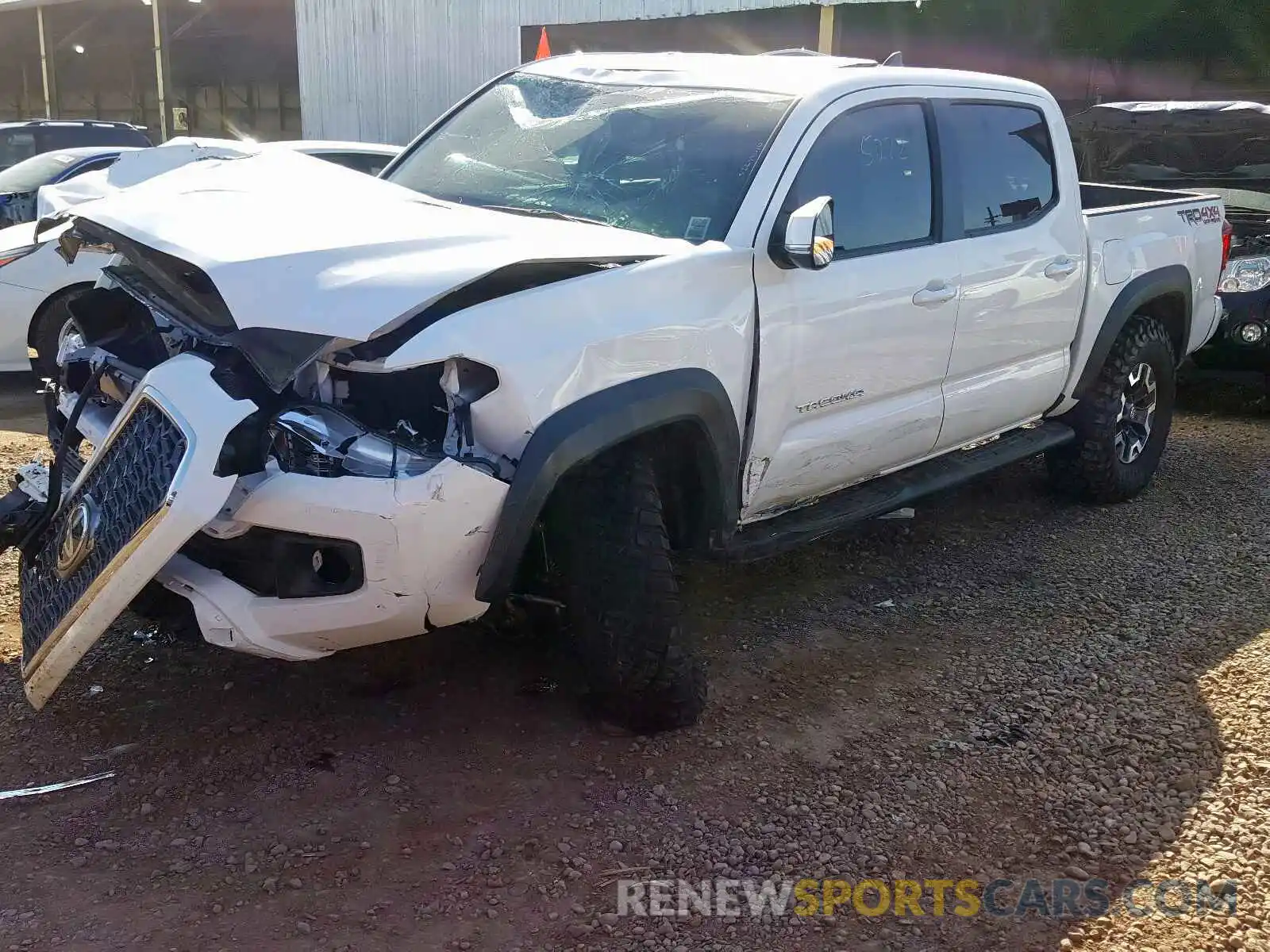 2 Photograph of a damaged car 3TMCZ5AN9KM282150 TOYOTA TACOMA 2019