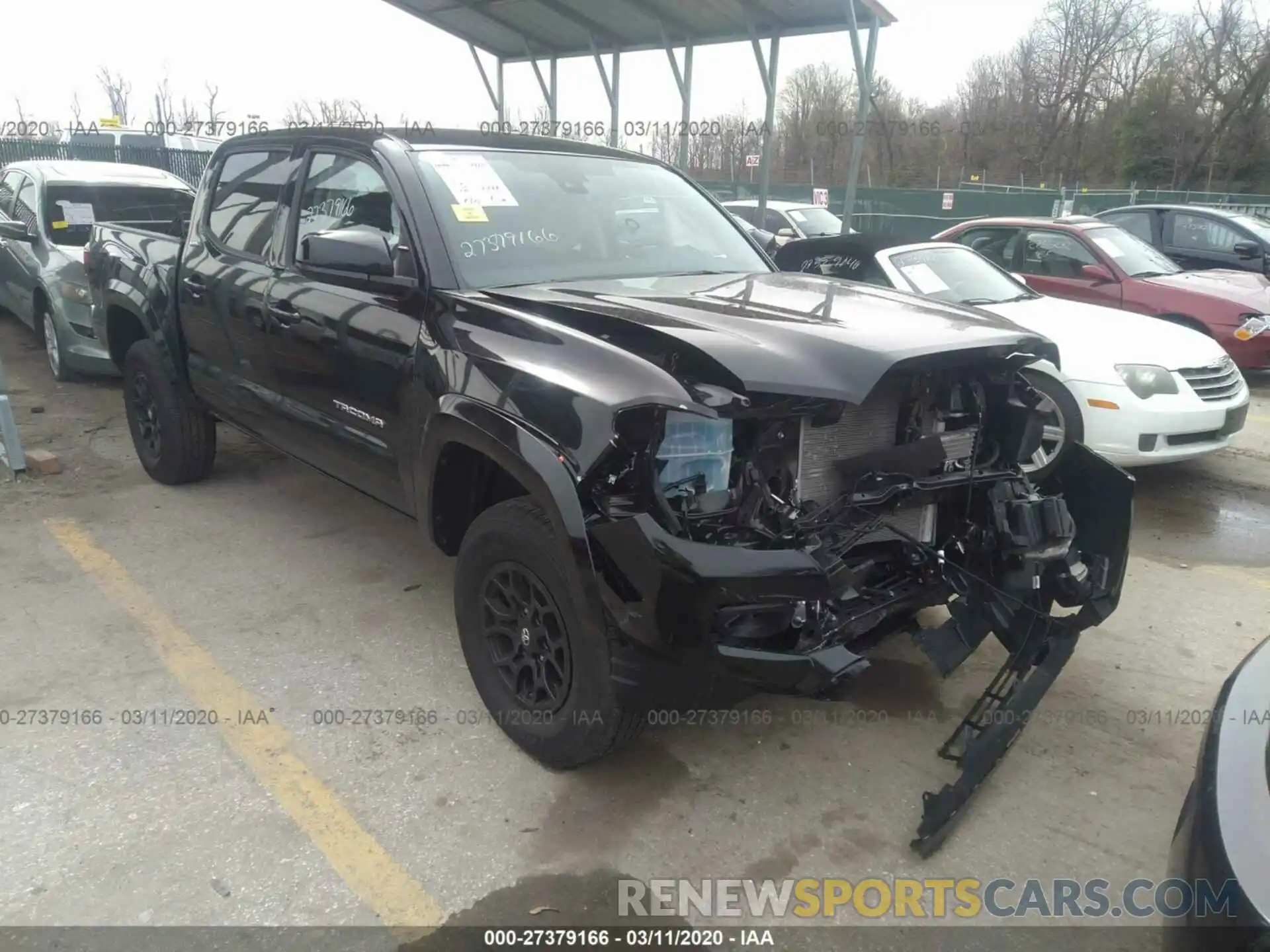 1 Photograph of a damaged car 3TMCZ5AN9KM284447 TOYOTA TACOMA 2019