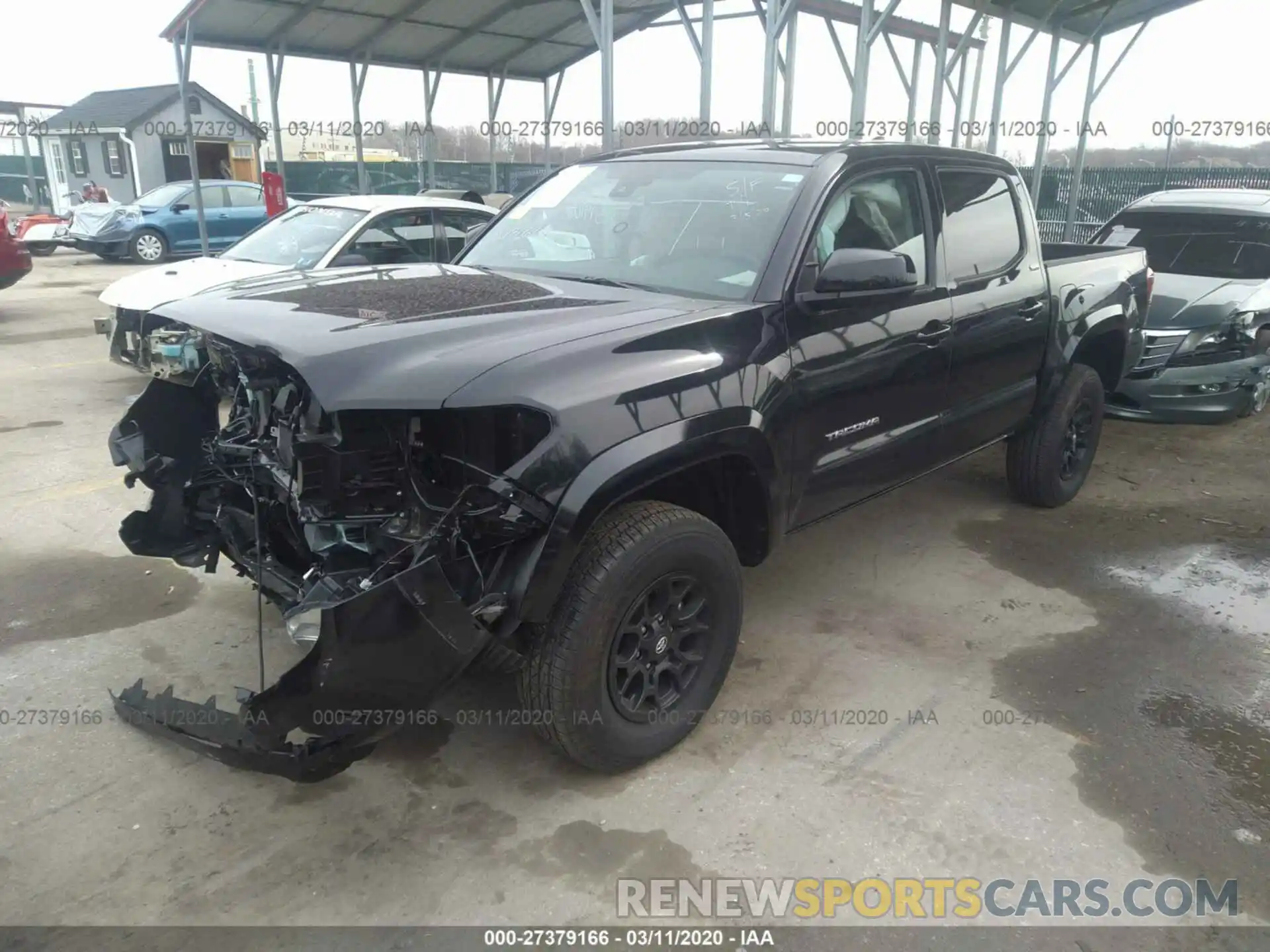 2 Photograph of a damaged car 3TMCZ5AN9KM284447 TOYOTA TACOMA 2019