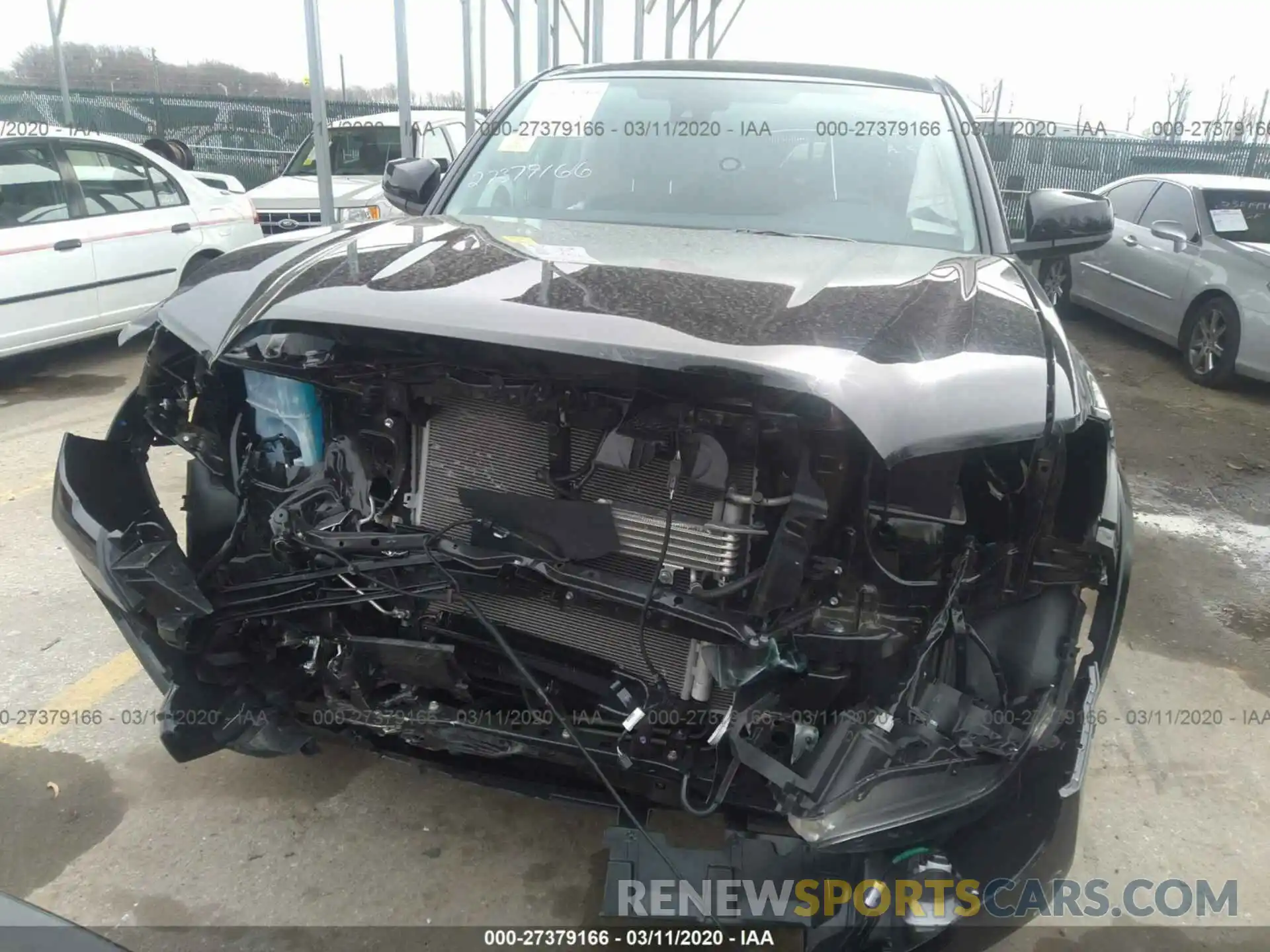 6 Photograph of a damaged car 3TMCZ5AN9KM284447 TOYOTA TACOMA 2019